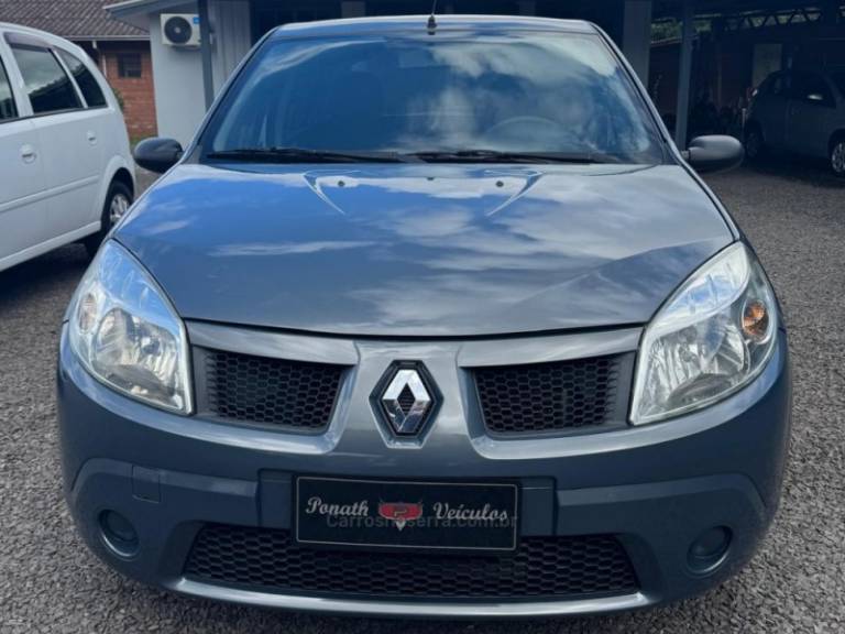 RENAULT - SANDERO - 2008/2009 - Cinza - R$ 26.900,00